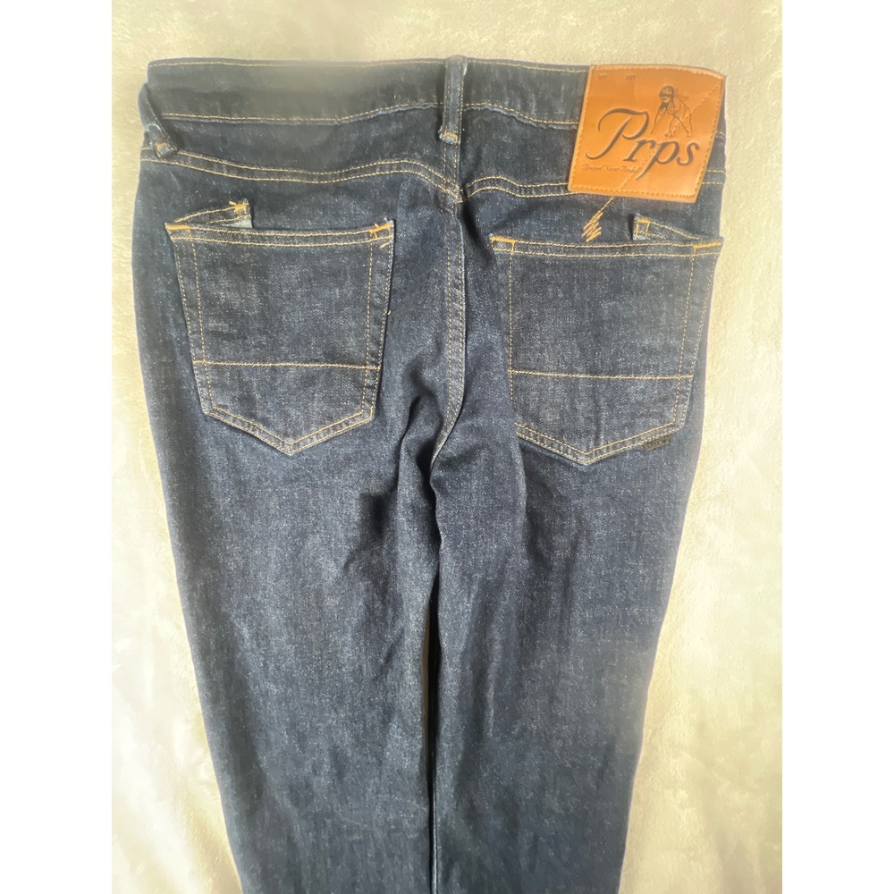Prps Hydro Purpose Mens 30 Stretch Dark Wash Indigo Straight Leg Jeans USA Made